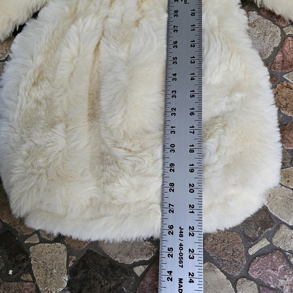 Vintage Kiddies Togs 70s Faux Fur Baby Snowsuit, Cream Color, Size 9m - Picture 12 of 12